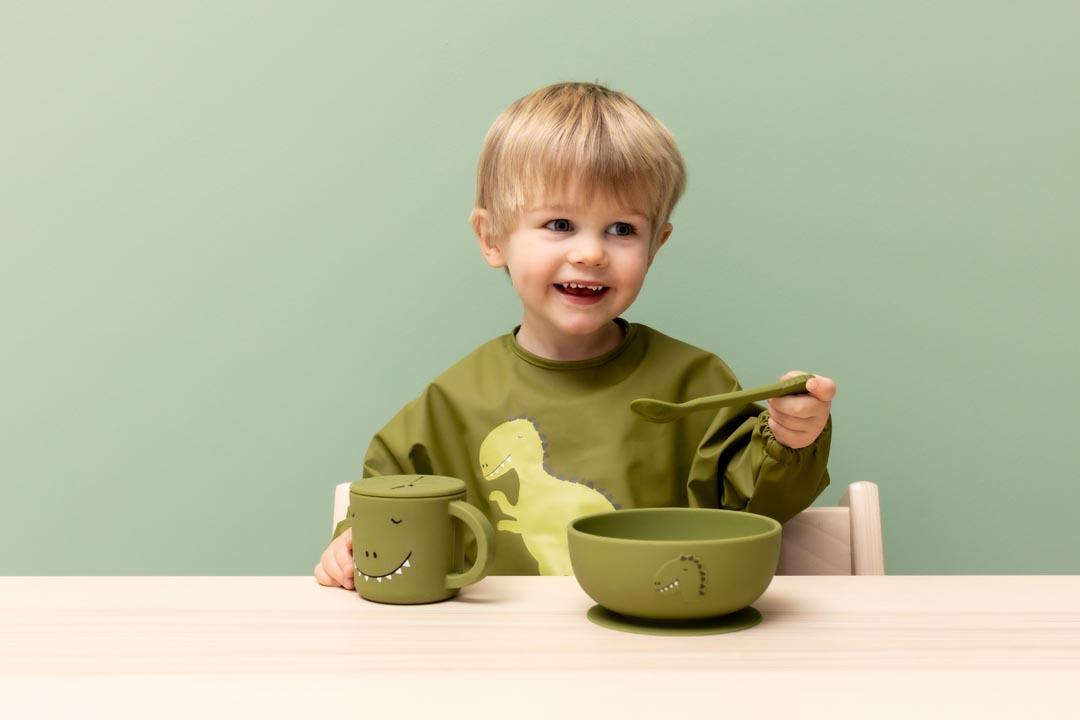 Taza porta snacks de silicona - Mr. Dino